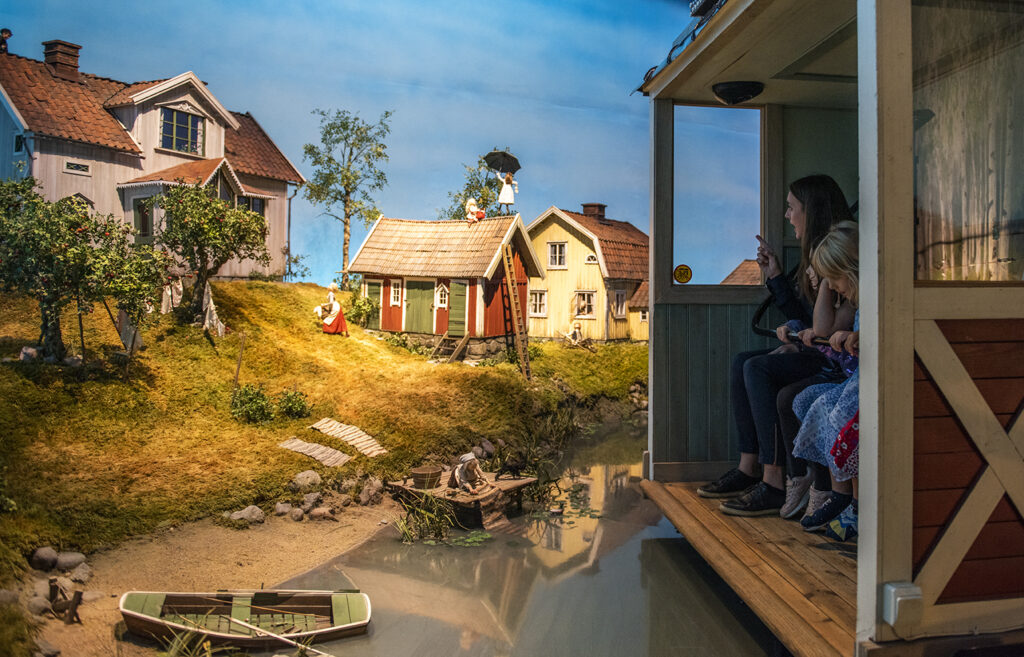 Sagotåget på Junibacken i Stockholm