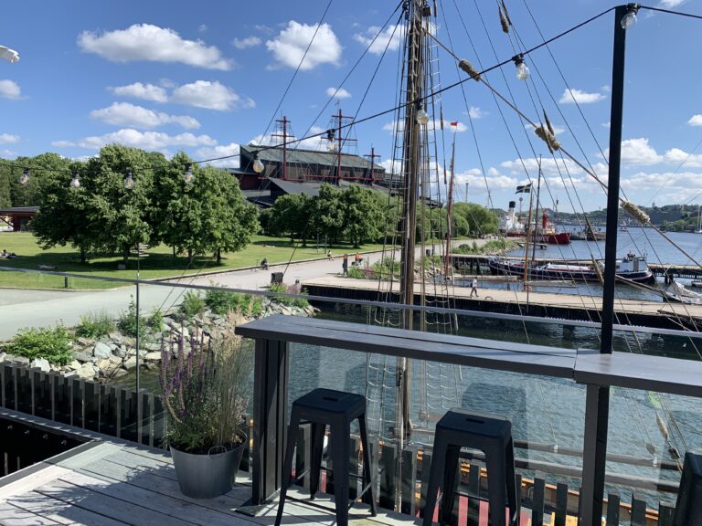 Terassen på Junibacken i Stockholm