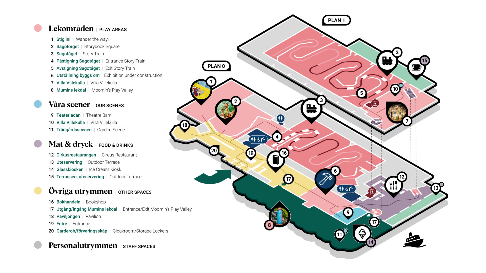 Karta Junibacken november 2025